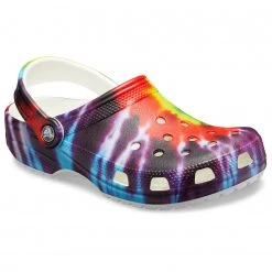 Crocs - Classic Tie Dye Graphic Clog - Sandales -Chaussures de randonnée Soldes crocs classic tie dye graphic clog sandales detail 3