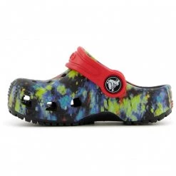 Crocs - Kid's Classic Tiedye Graphic Clog T - Sandales -Chaussures de randonnée Soldes crocs kids classic tiedye graphic clog t sandales detail 4
