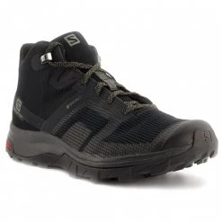 Chaussures de randonnée Soldes -Chaussures de randonnée Soldes salomon outline prism mid gtx chaussures de randonnee detail 2